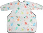 PewinGo BLW Bib Highchair Cover for Baby & Long Sleeve Bibs,Waterproof, Easy to Clean, Machine Washable,Comfortable